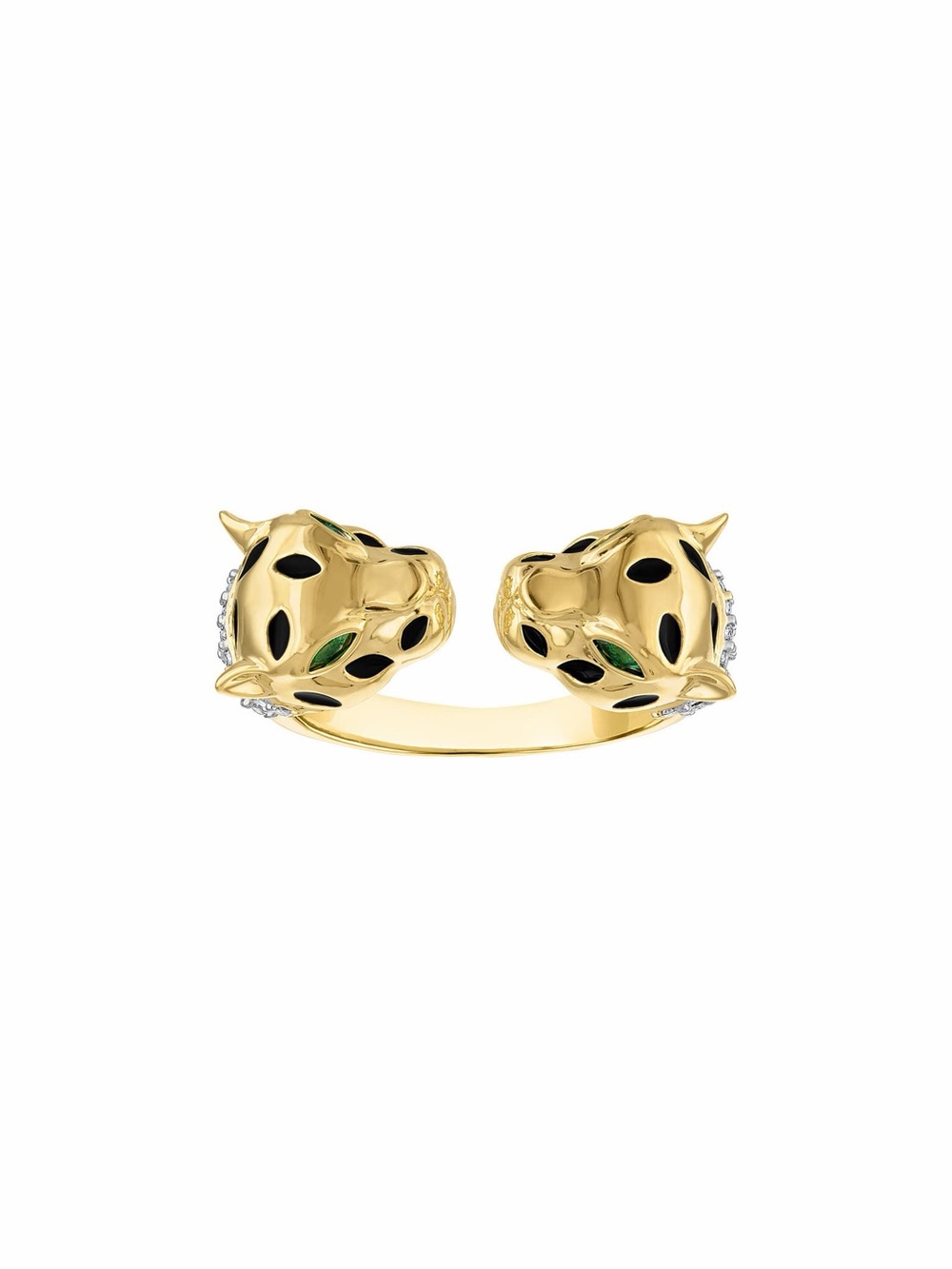 Leopard Cubic Zirconia Cocktail Ring